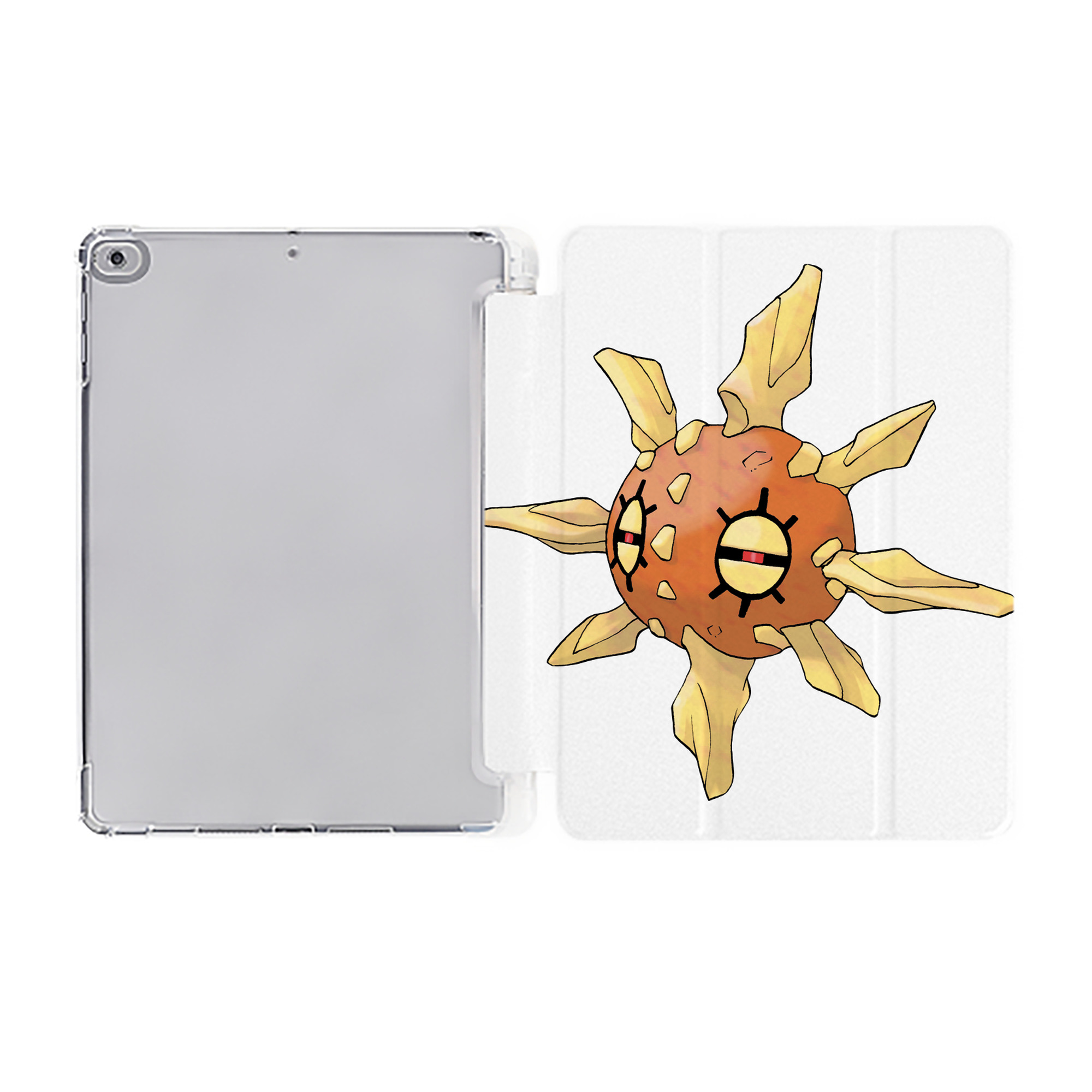 （画像用） ポケットモンスター Pokémon IPad ケース ペン収納付き 三つ折りスタンド PUレザー×シリコン 対応機種9.5/10.5/10.9インチ